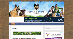 Desktop Screenshot of germanshepherdplace.com